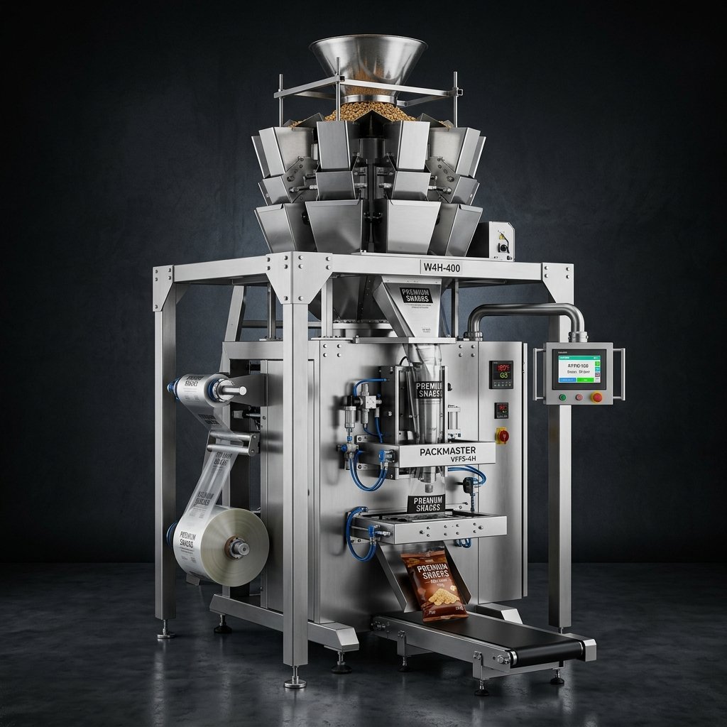 Four Head Weigher Fully Pneumatic Machine Four Head Weigher Fully Pneumatic Machine